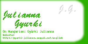 julianna gyurki business card